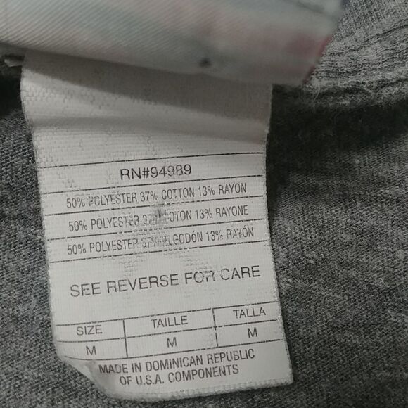 5th & Ocean Kansas City Royals Grey Short Sleeve V Neck Top M - Picture 9 of 10